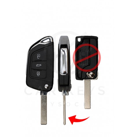 CITROEN PEUGEOT - KEY SHELL