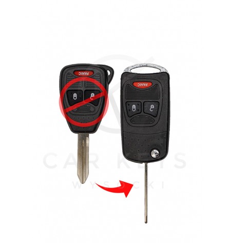 CHRYSLER DODGE JEEP - KEY SHELL