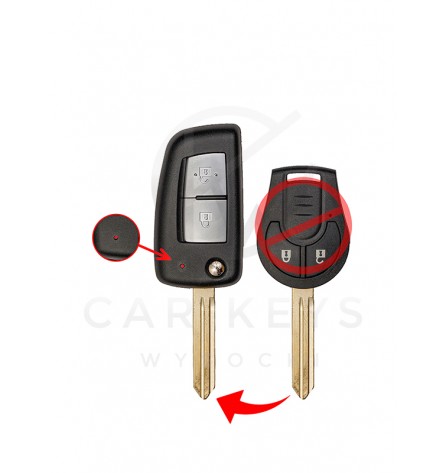 REMOTE KEY NISSAN MICRA NOTE