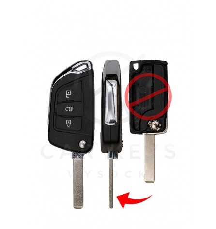 copy of CITROEN PEUGEOT - KEY SHELL